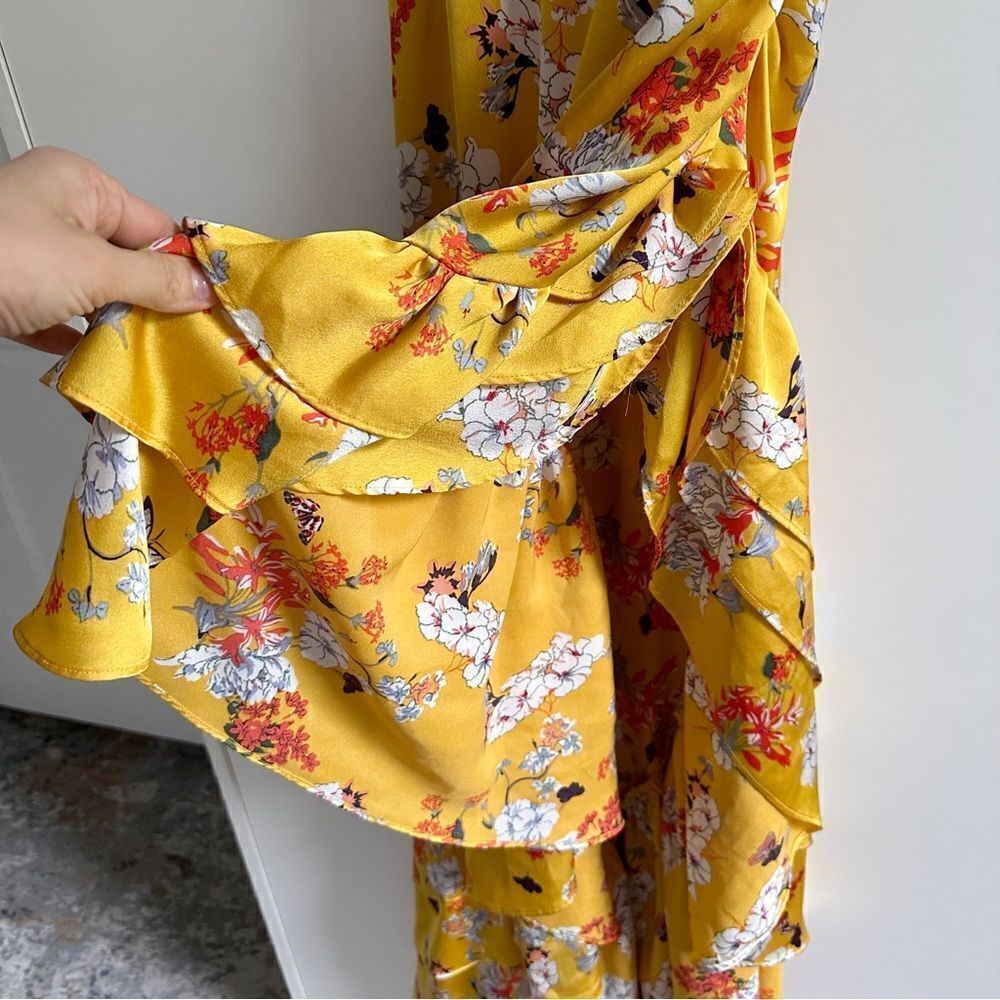 Bronx and Banco Narciss Midi Dress in Yellow - Picture 7 of 15